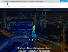 Tablet Screenshot of ctbh.com